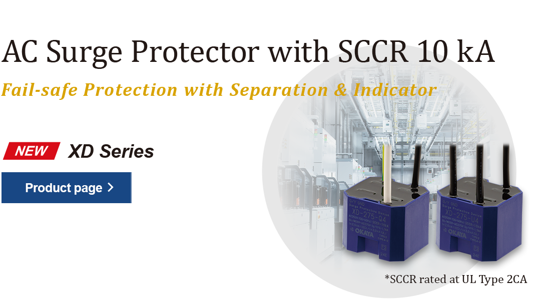 OKAYA ELECTRIC INDUSTRIES AC Surge Protector XD Series