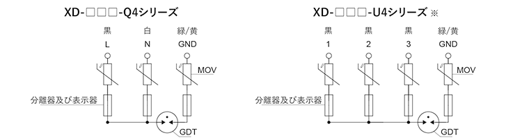 XDシリーズ　回路図