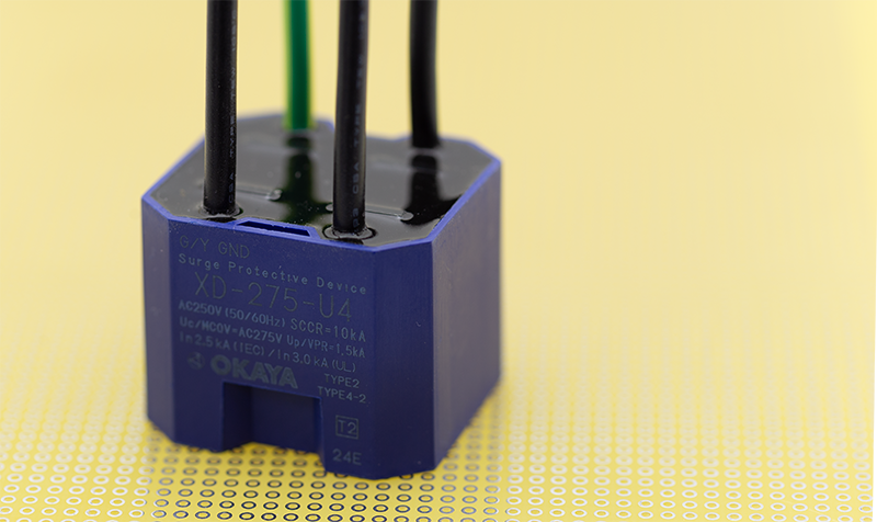 SCCR=10kA対応AC電源用SPD「XDシリーズ」